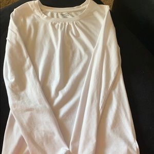 Long sleeve girls white shirt never worn